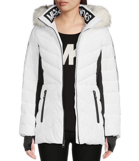 white michael kors jacket